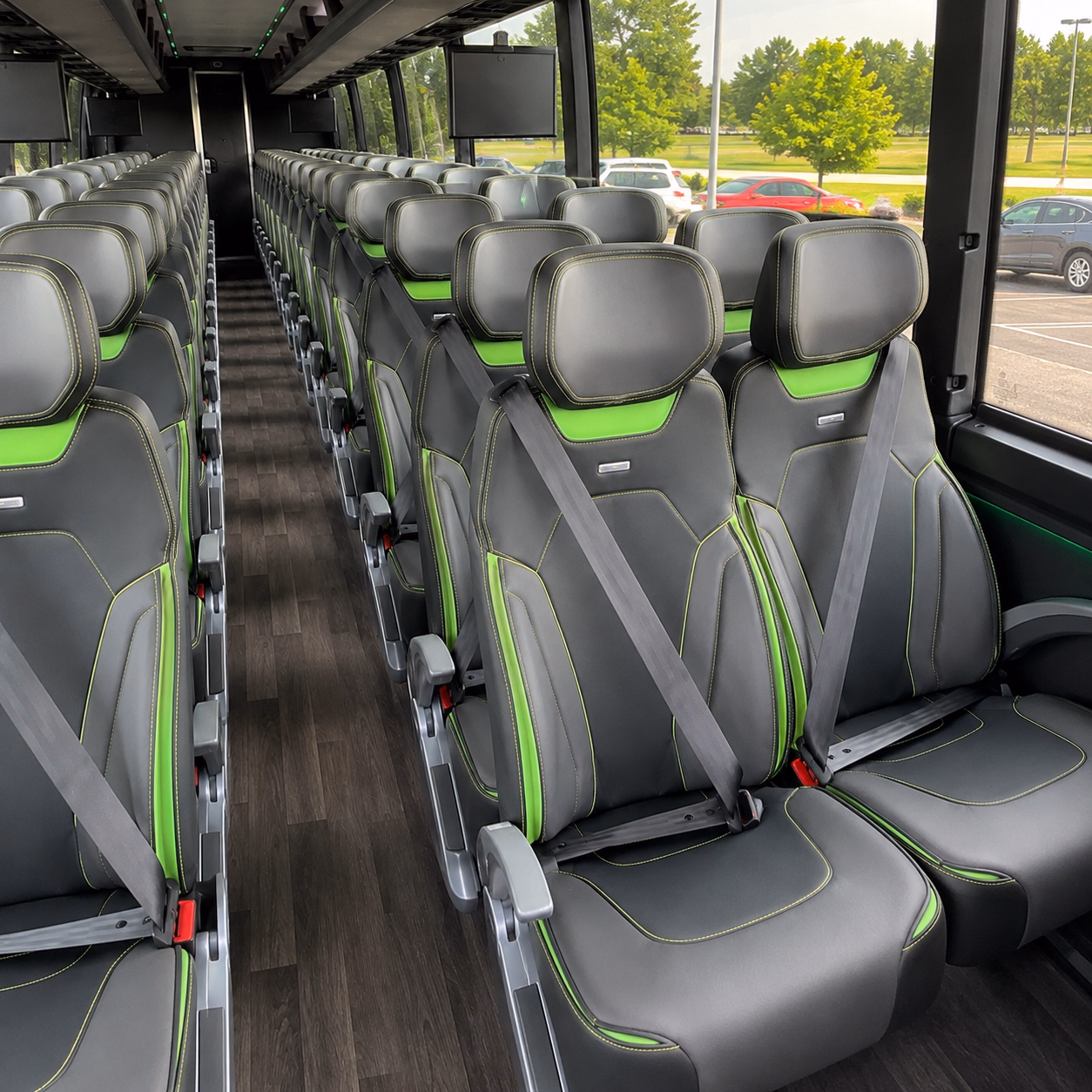 la habra charter bus inside