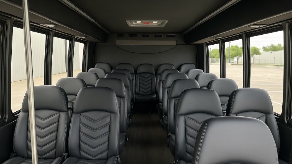 la habra 15 passenger minibus inside