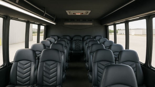 la habra 30 passenger minibus inside