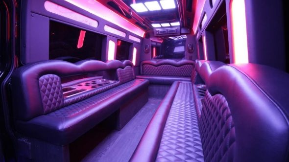 la habra sprinter limo rental inside